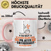 Pilates-Enthusiast Geschenk Tasse So Gut Kann Nur Ein Pilates-Enthusiast Aussehen Geschenkidee Kaffee-Becher Rosa Trendation