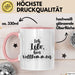 Lilo Tasse Ich Lilo, Bin Vollkommen Geschenk Rosa Trendation