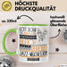 Jazz-Musikerin Geschenk Becher Tasse Gott Schuf Alle Menschen Gleich Nur Die Besten Durfeten Jazz-Musikerin Werden Geschenkidee Lustig Grün Trendation