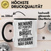 Birgit Tasse Geschenk Niemand Ist Perfekt Birgit Verdammt Nah Dran Geschenkidee Schwarz Trendation