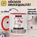 Musikverlegerin Tasse Geschenk Becher Stark Attraktiv Furchtlos Musikverlegerin Lustige Geschenkidee Rot Trendation