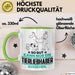 Tierliebhaber Geschenk Tasse So Gut Kann Nur Ein Tierliebhaber Aussehen Geschenkidee Kaffee-Becher Grün Trendation