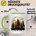 Wald Tasse Geschenk Wandern Geschenkidee Wanderlustige Grün Trendation