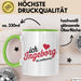 Ingeborg Tasse Geschenk Ich Bin Vollkommen Ingeborg Geschenkidee Geburtstag Grün Trendation