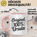 Ursula Tasse Geschenk Original 100% Ursula Geschenkidee Geburtstag Rosa Trendation