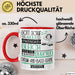 Drum-and-Bass-DJane Geschenk Becher Tasse Gott Schuf Alle Menschen Gleich Nur Die Besten Durfeten Drum-and-Bass-DJane Werden Geschenkidee Lustig Rot Trendation
