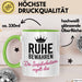 Sozialarbeiter Tasse Geschenk Lustige Geschenkidee Spruch Ruhe Bewahren Die Sozial Arbeiterin Regelt Das Grün Trendation