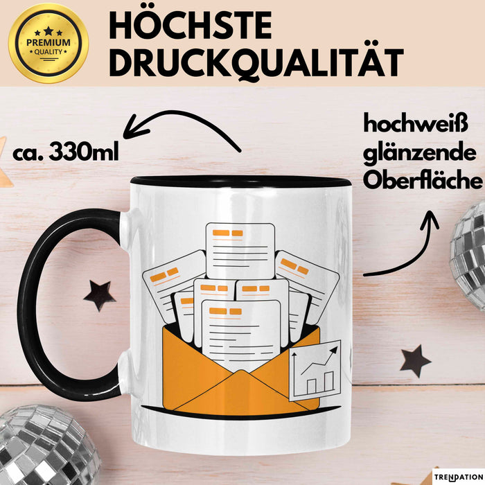 E Mail Marketer Tasse Geschenk Lustige Geschenkidee Spruch Für Inbox Strategen Trendation