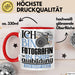 Fotografin Ausbildung Start Geschenk Tasse Ich Bin Fotografin In Der Ausbildung Ich Darf Das Kaffee-Becher Geschenkidee Rot Trendation
