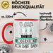 Geschenk für Moderatorin Tasse Lustige Geschenkidee Geburtstag Ich Bin Moderatorin Ich Darf Das Rot Trendation