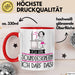 Geschenk für Sounddesignerin Tasse Lustige Geschenkidee Geburtstag Ich Bin Sounddesignerin Ich Darf Das Rot Trendation