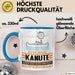 Kanute Geschenk Tasse Ich Bin Kanute Aber Sag Doch Einfach Superheld Lustige Geschenkdiee für Kanute Kaffee-Becher Blau Trendation