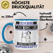 Musiktechniker Tasse Geschenk für Musiktechniker Geburtstag Lustiger Spruch Kaffee-Becher Was Ist Deine Superkraft Blau Trendation