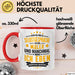 Maler Malerei Tasse Geschenk Lustige Geschenkidee Spruch Natürlich Führe Ich Selbstgespräche Rot Trendation