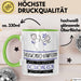 Taekwondo-Kämpferin Weil Es Keinen Schöneren Beruf Gibt Tasse Geschenk für Eine Taekwondo-Kämpferin Lustig Grün Trendation