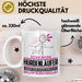 Hürdenläufer Geschenk Tasse Ich Bin Hürdenläufer Aber Sag Doch Einfach Superheld Lustige Geschenkdiee für Hürdenläufer Kaffee-Becher Weiß Trendation