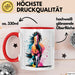 Pferde Tierliebhaber Tasse Geschenk Lustige Geschenkidee Spruch Rot Trendation