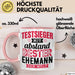Lustige Tasse Geschenk Testsieger Mit Bester Ehemann Der Welt Spruch Rosa Trendation