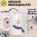 Manifestations Fan Tasse Geschenkidee für Traum Anzieher Weiß Trendation