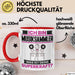 Musiksammler Tasse Geschenk für Musiksammler Geburtstag Lustiger Spruch Kaffee-Becher Was Ist Deine Superkraft Rot Trendation