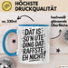 Ute Tasse Geschenk Dat Is So'n Ute Ding Dat Raffste Eh Nicht Geschenkidee Becher mit Name Blau Trendation