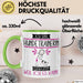 Hundetrainerin Tasse Geschenk Ich Bin Hundetrainerin Warum Weil Ich Es Kann Geschenkidee Geburtstag Grün Trendation
