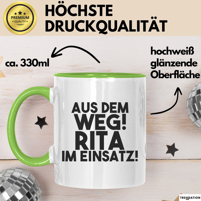 Rita Tasse Aus Dem Weg! Rita Im Einsatz! Geschenk