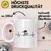 Fahrradfahren Tasse Geschenk Fahrradfahrer Herzschlag Biker Geschenkidee Lustig Weiß Trendation