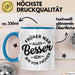 Lustiger Spruch Geschenk Tasse Früher War Alles Besser Ich Bin Von Früher Geschenkidee Männer Kollegen Blau Trendation