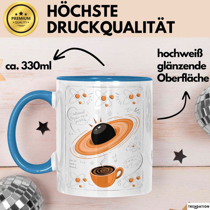 Physiker Tasse Geschenk Lustige Geschenkidee Spruch Für Weltraum Denker Blau Trendation