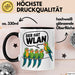 Papageien Garten Vögel Tasse Geschenk Lustige Geschenkidee Spruch Der Hat WLAN Schwarz Trendation