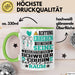 Schwiegercousin Geschenk Tasse Lustiger Spruch Erheben Sie Sich Der Schwiegercousin Betritt den Raum Grün Trendation