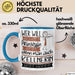 Kellnerin Tasse Geschenk Spruch Wer Will Schon Prinzessin Sein Wenn Man Auch Kellnerin Sein Kann Blau Trendation