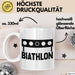Biathlon Tasse Geschenk Wintersport Geschenke Biathlon Langläufer Weiß Trendation