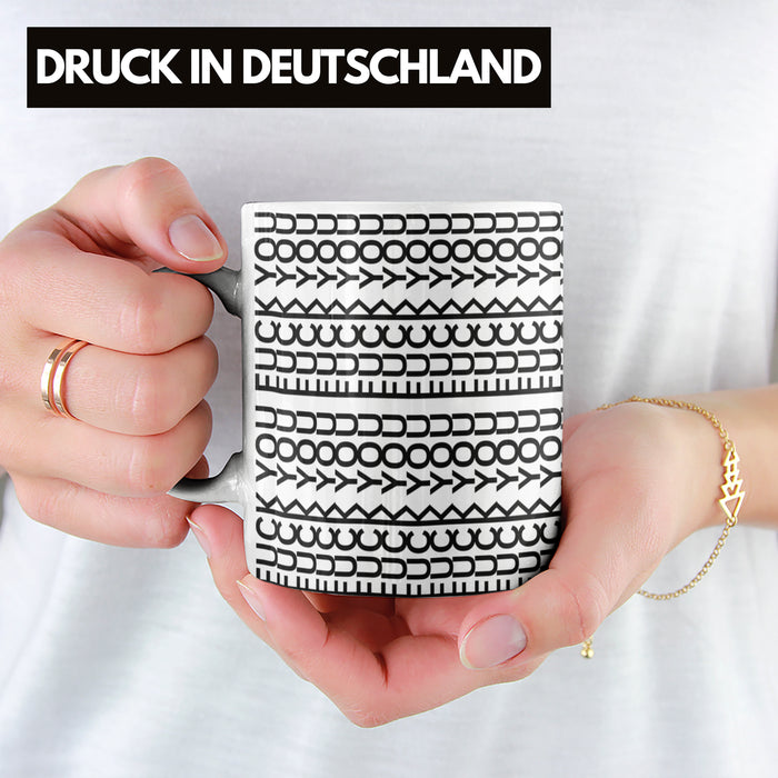 Fuc* You Tasse Lustiges Geschenk Allover-Print Quer Lesen Trendation