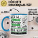 Indie-Musikerin Tasse Geschenk Spruch Wer Will Schon Prinzessin Sein Wenn Man Auch Indie-Musikerin Sein Kann Blau Trendation