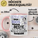 Beste Elektronische Musikproduzentin Der Welt Tasse Geschenk für Eine Elektronische Musikproduzentin Geprüft Und Sicher Geschenkidee Geburtstag Weihnachten Rosa Trendation