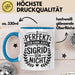 Sigrid Tasse Geschenk Perfekt Sein Kann Jeder Geschenkidee Geburtstag Blau Trendation