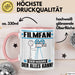 Filmfan Tasse Geschenk für Filmfan Der Mann Der Alles Kann Geschenkidee zum Geburtstag Rosa Trendation