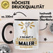 Maler Geschenk Tasse So Gut Kann Nur Ein Maler Aussehen Geschenkidee Kaffee-Becher Schwarz Trendation