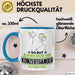 Konzertgänger Geschenk Tasse So Gut Kann Nur Ein Konzertgänger Aussehen Geschenkidee Kaffee-Becher Blau Trendation