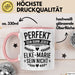 Elke-Marie Tasse Geschenk Perfekt Sein Kann Jeder Geschenkidee Geburtstag Rosa Trendation