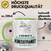 Konzertpianist Geschenk Tasse So Gut Kann Nur Ein Konzertpianist Aussehen Geschenkidee Kaffee-Becher Grün Trendation