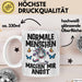 Einhorn Tasse Geschenk Normale Menschen Machen Mir Angst Geschenkidee Weiß Trendation