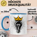 Startup Gründer Tasse Geschenkidee für Unternehmer Fans Blau Trendation