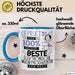 Beste Elektronische Musikproduzentin Der Welt Tasse Geschenk für Eine Elektronische Musikproduzentin Geprüft Und Sicher Geschenkidee Geburtstag Weihnachten Blau Trendation