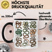 Reptil Schlangen Tier Tasse Geschenk Lustige Geschenkidee Spruch Schwarz Trendation