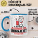 Journalist Geschenk Tasse So Gut Kann Nur Ein Journalist Aussehen Geschenkidee Kaffee-Becher Blau Trendation