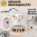 Reiter Geschenk Tasse So Gut Kann Nur Ein Reiter Aussehen Geschenkidee Kaffee-Becher Weiß Trendation