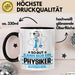 Physiker Geschenk Tasse So Gut Kann Nur Ein Physiker Aussehen Geschenkidee Kaffee-Becher Schwarz Trendation